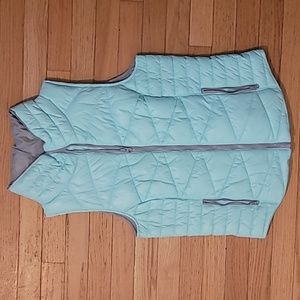 SO juniors size medium vest teal/grey